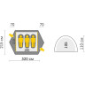 Палатка TALBERG FOREST PRO 3 камуфляжный 4690553014263
